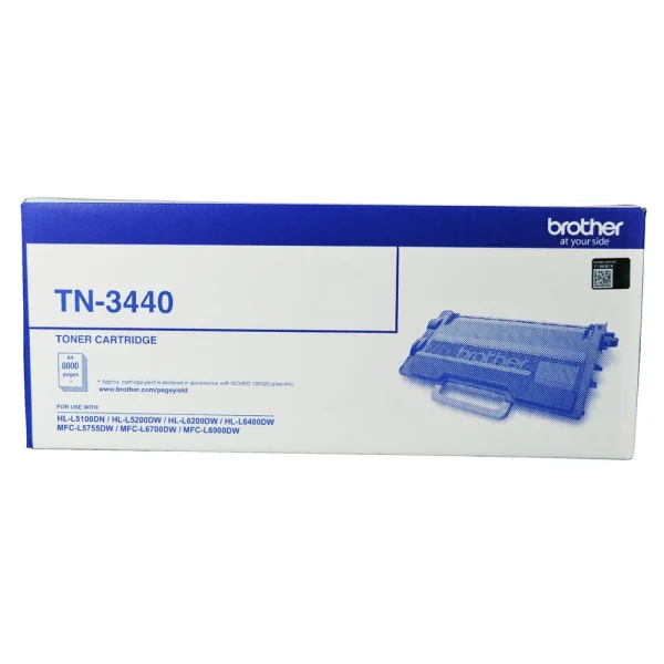 Brother TN-3440 Mono Laser Toner - High Yield- HL-L5100DN, L5200DW, L6200DW