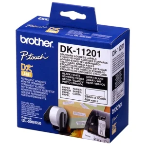 Brother DK-11201 WHITE STANDARD ADDRESS LABELS
