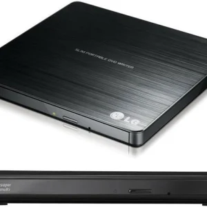 LG GP60NB50, 8x DVD-R Write Speed, 14mm Ultra Slim, USB 2.0, M-DISC Support, TV Connectivity