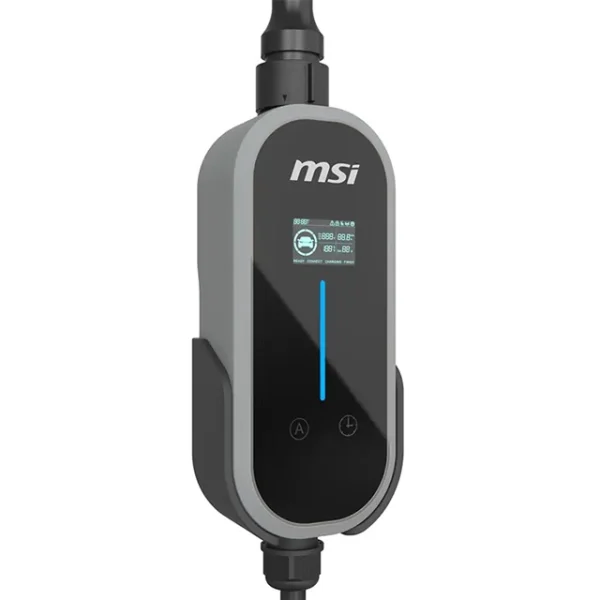 MSI 9S6-C80612-022 Portable EV Charger Grey Ezgo 10A+15A+Home kit, Single Phase, 230V, 1PH