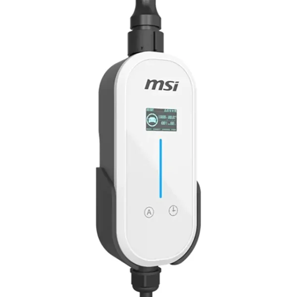 MSI 9S6-C80611-021 Portable EV Charger White Ezgo 10A+15A+Home kit, Single Phase, 230V, 1PH MSI 9S6-C80611-021 Portable EV Charger White Ezgo 10A+15A+Home kit, Single Phase, 230V, 1PH