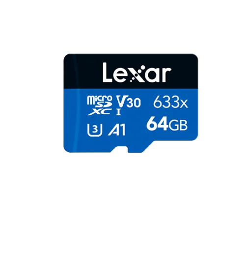 Lexar LMS0633064G-BNNNG High-Performance 633x 64GB microSDHC™/ microSDXC™ UHS-I Card BLUE Lexar LMS0633064G-BNNNG High-Performance 633x 64GB microSDHC™/ microSDXC™ UHS-I Card BLUE