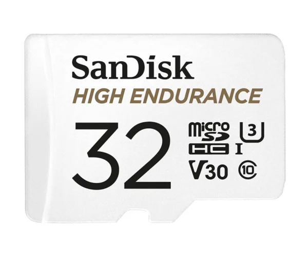 Sandisk SDSQQNR-032G-GN6IA High Endurance 32GB microSD 100MB/s 40MB/s 2.5K hrs 4K UHD C10 U3 Sandisk SDSQQNR-032G-GN6IA High Endurance 32GB microSD 100MB/s 40MB/s 2.5K hrs 4K UHD C10 U3
