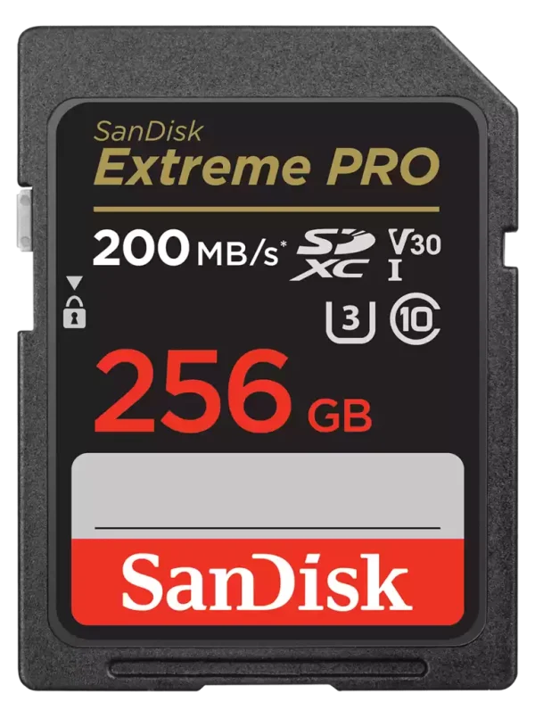 SDSDXXD-256G-GN4IN (LS) SanDisk 256GB Extreme PRO Memory Card 200MB/s Full HD & 4K UHD Class SDSDXXD-256G-GN4IN (LS) SanDisk 256GB Extreme PRO Memory Card 200MB/s Full HD & 4K UHD Class