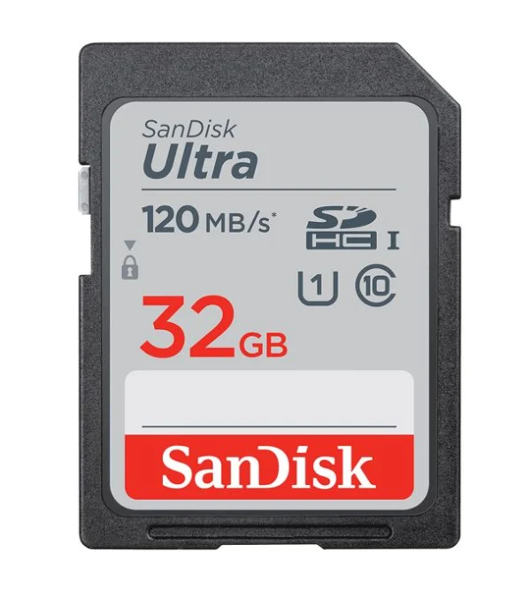 Sandisk SDSDUN4-032G-GN6IN Ultra 32GB SDHC SDXC UHS-I Memory Card 120MB/s Full HD Class 10 Sandisk SDSDUN4-032G-GN6IN Ultra 32GB SDHC SDXC UHS-I Memory Card 120MB/s Full HD Class 10