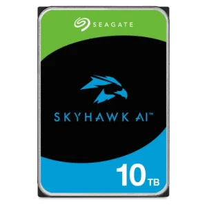 Seagate 10TB 3.5′ SkyHawk Surveillance AI, 512E SATA3 6Gb/s 256MB Cache 24×7 HDD ST10000VE001 Seagate 10TB 3.5' SkyHawk Surveillance AI
