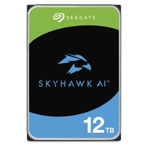 Seagate ST12000VE00312TB 3.5′ SkyHawk AI Surveillance SATA HDD 256MB Cache, 7200RPM, 24×7 Seagate ST12000VE003 12TB 3.5' SkyHawk AI Surveillance SATA HDD 256MB Cache, 7200RPM