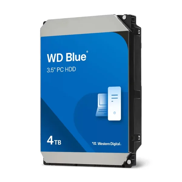 Western Digital WD40EZZX Blue PC Desktop Hard Drive - 4TB, 3.5-inch SATA HDD, 5400 RPM, CMR
