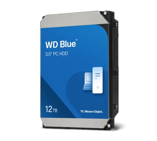 Western Digital WD120EAGZ WD Blue PC Desktop Hard Drive - 12TB, 3.5', SATA, up to 260MB/s