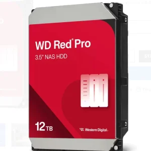 Western Digital WD122KFBX WD Red Pro 12TB 3.5' NAS HDD SATA3 7200RPM 256MB Cache 24x7 300TBW