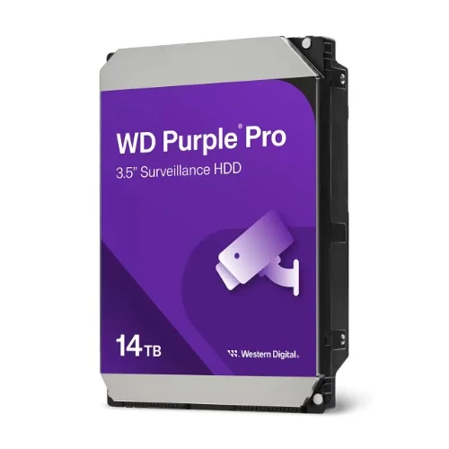 Western Digital WD142PURP WD Purple 14TB 3.5' Surveillance HDD 7200RPM SATA III 6Gb/s 256MB