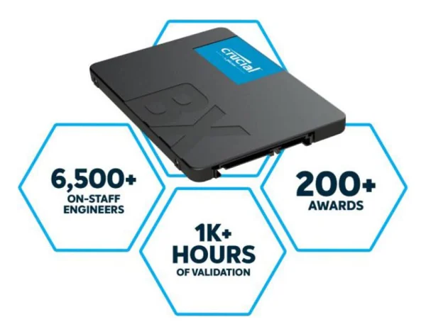 Crucial CT4000BX500SSD1 BX500 4TB 2.5′ SATA3 6Gb/s SSD Crucial CT4000BX500SSD1 BX500 4TB 2.5' SATA3 6Gb/s SSD