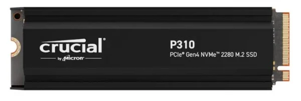 Crucial CT2000P310SSD5-P P310 2TB Gen4 2280 NVMe SSD w Heatsink 7100/6000 MB/s R/W 440TBW