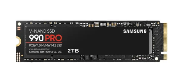 Samsung MZ-V9P2T0BW 990 Pro 2TB Gen4 NVMe SSD 7450MB/s 6900MB/s R/W 1550K/1200K IOPS 1200TBW