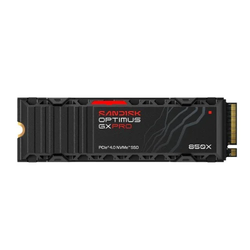 Sandisk SDSP81200TAH-000E0 Optimus™ GX PRO 850X PCIe® 4.0 NVMe™ SSD with Heatsink, 2TB Sandisk SDSP81200TAH-000E0 Optimus™ GX PRO 850X PCIe® 4.0 NVMe™ SSD with Heatsink, 2TB