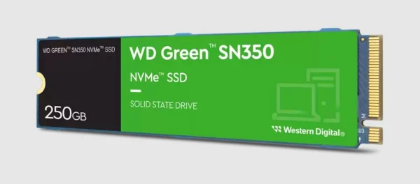 Sandisk WDS250G2G0C-00CDH0 Western Digital WD Green SN350 250GB M.2 NVMe SSD PCIe 3.0×4 Sandisk WDS250G2G0C-00CDH0 Western Digital WD Green SN350 250GB M.2 NVMe SSD PCIe 3.0x4