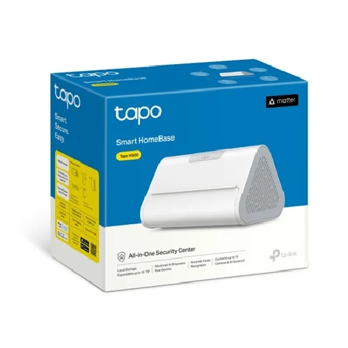 TP-LinkTapo H500 Smart HomeBase Up To 16 Cameras, 64 Sensors, Local AI Hub TP-LinkTapo H500 Smart HomeBase Up To 16 Cameras, 64 Sensors, Local AI Hub