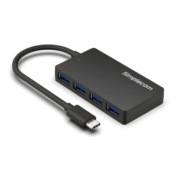 Simplecom CH350 SuperSpeed USB-C to 4xtUSB-A Hub USB 3.2 Gen1, 5Gbps, plug & play Simplecom CH350 SuperSpeed USB-C to 4xtUSB-A Hub USB 3.2 Gen1, 5Gbps, plug & play