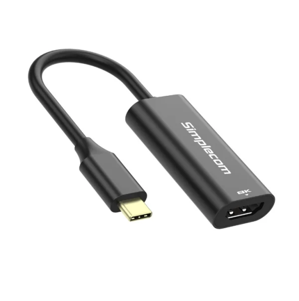 Simplecom DA105 USB-C to HDMI 2.1 Adapter 8K@60hz Converts a USB-C port to a HDMI output