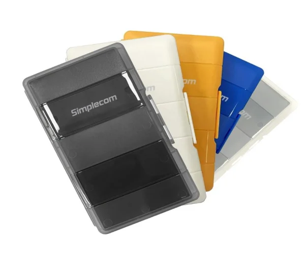 Simplecom MA024 M.2 SSD 4-Slot Protective Storage Case Holder Organizer for 4x M.2 2280 SSD Simplecom MA024 M.2 SSD 4-Slot Protective Storage Case Holder Organizer for 4x M.2 2280 SSD