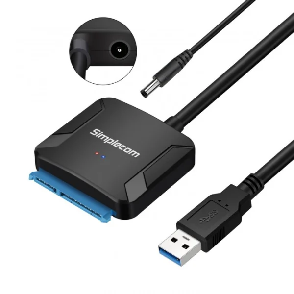 Simplecom SA236 USB 3.0 to SATA Adapter Cable Converter Simplecom SA236 USB 3.0 to SATA Adapter Cable Converter