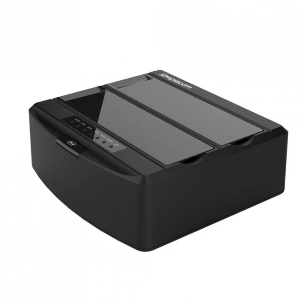 Simplecom SD312-BLACK SD312 Dual Bay USB 3.0 Docking Station for 2.5' and 3.5' SATA Drive