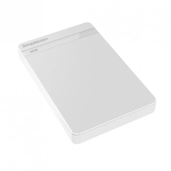 SE203-WHITE (LS)Simplecom SE203 Tool Free 2.5′ SATA HDD SSD to USB 3.0 Hard Drive Enclosure SE203-WHITE (LS)Simplecom SE203 Tool Free 2.5' SATA HDD SSD to USB 3.0 Hard Drive Enclosure