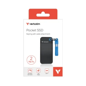 Verbatim 2TB Pocket SSD USB 3.2 Gen 2 2TB Black/Blue