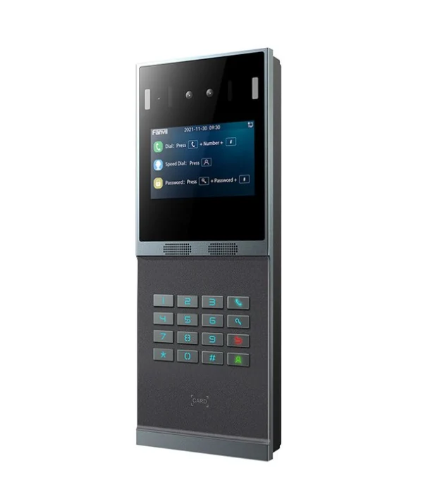 Fanvil IPF-I66 i66 a face recognition SIP door phone featuring a 4-inch color touchscreen