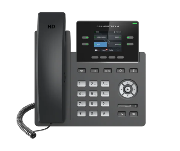 IPG-GRP2612.png Grandstream GRP2612 4 Line IP Phone, 2 SIP Accounts, 320x240 Colour Screen, HD Audio