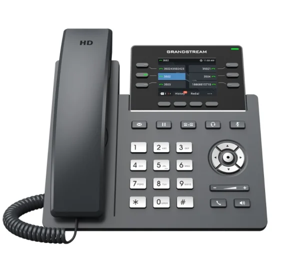 IPG-GRP2613W.jpg Grandstream GRP2613W 6 Lines, 6 SIP Accounts, 2.8 in scrn, PoE + GigE, Color, WiFi, HD Audio,