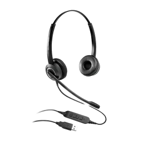 Grandstream GUV3000 Dual Ear USB Headset, Noise Canceling Microphone, HD Audio, 2m USB Cable Grandstream GUV3000 Dual Ear USB Headset, Noise Canceling Microphone, HD Audio, 2m USB Cable