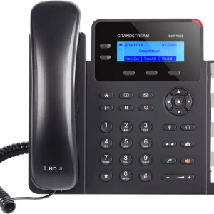 Grandstream GXP1628 2 Line IP Phone, 2 Sip Accounts, 132x48 Backlit Graphical Display