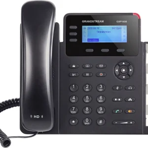 Grandstream GXP1630 3 Line IP Phone, 3 SIP Accounts, 132 x 64 Backlit LCD Display, HD Audio