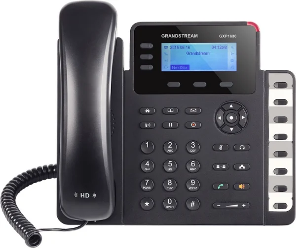 IPG-GXP1630.jpg Grandstream GXP1630 3 Line IP Phone, 3 SIP Accounts, 132 x 64 Backlit LCD Display, HD Audio
