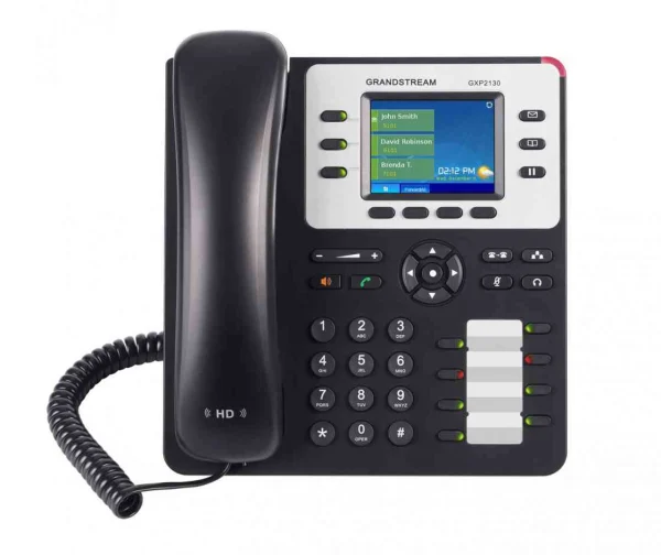 Grandstream GXP2130 3 Line IP Phone, 3 SIP Accounts, 320×240 Colour LCD Screen, HD Audio Grandstream GXP2130 3 Line IP Phone, 3 SIP Accounts, 320x240 Colour LCD Screen, HD Audio