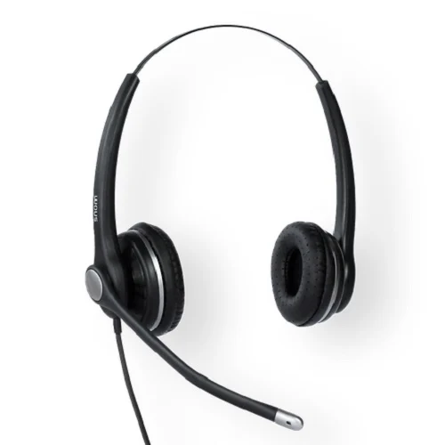 SNOM A100D Wideband Binaural Headset For Snom-D3xx/D7xx/7xx, 300° Frlexible Boom, Passive SNOM A100D Wideband Binaural Headset For Snom-D3xx/D7xx/7xx, 300° Frlexible Boom