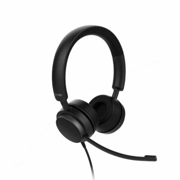 SNOM A310D Corded Headset Duo, Full band audio, High wearing comfort, Lightweight construction SNOM A310D Corded Headset Duo, Full band audio, High wearing comfort