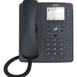 SNOM D140 DeskTelephone, PoE, HD Audio, Cost-effective, 2 SIP Identities