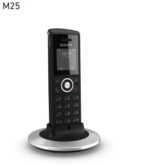 SNOM M25 Office Handset, Colour Screen, 75 Hours Standby Time, 3.5mm Headset Jack