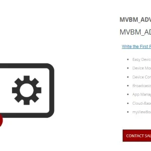 ViewSonic MVBM_ADV_5Y01 myViewBoard Manager Advanced subscription