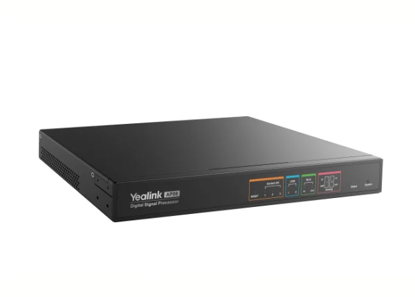 Yealink AP08 audio processor, 64×64 Dante channels, DSP, AEC, noise cancellation Yealink AP08 audio processor, 64x64 Dante channels, DSP, AEC, noise cancellation