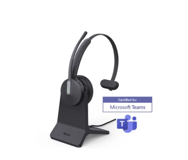Yealink BH70-M-CH-MS-C/A BH70 Bluetooth Wireless Mono Headset with Stand Teams USB-C/A Yealink BH70-M-CH-MS-C/A BH70 Bluetooth Wireless Mono Headset with Stand Teams USB-C/A