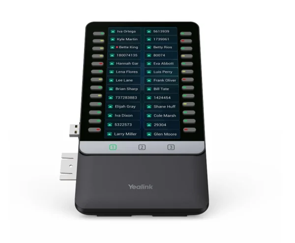 Yealink EXP55 Color Expansion Module, 5.5' Display, 78 Programmable Keys, Dual-Color LEDs