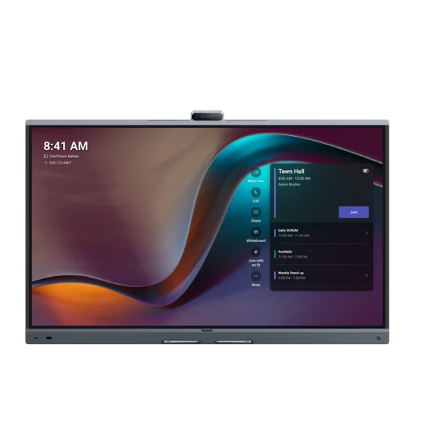 Yealink MB75Pro-A02 75'' MeetingBoard Pro Teams Rooms display, 4K touchscreen, 3x50MP cameras
