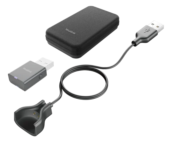 Yealink PAK-WH63/67 Portable Accessory Kit for WH63/67, Carry Case, Charging Cable