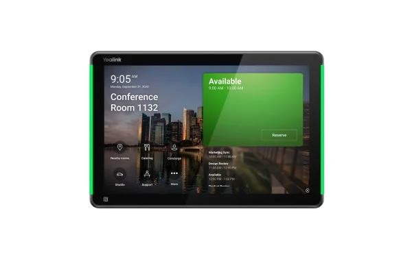 Yealink RoomPanel Plus E2- Black Android 13 OS Touch Screen Scheduler 10.1-inch Yealink RoomPanel Plus E2- Black Android 13 OS Touch Screen Scheduler 10.1-inch