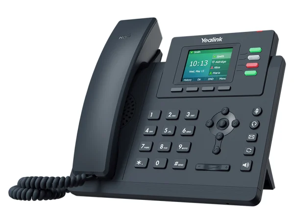 Yealink SIP-T33G T33G 4 Line IP phone Entry-level, 320x240 Colour Display, Dual Gigabit Ports