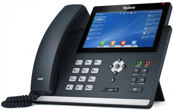 IPY-T48U.jpg Yealink SIP-T48U T48U 16 Line IP phone, 7' 800x480 pixel colour touch screen, Optima HD voice