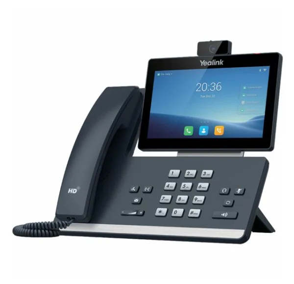 Yealink SIP-T58W-C T58W-C 16 Line IP HD Android Phone with HD Camera, 7' colour touch screen